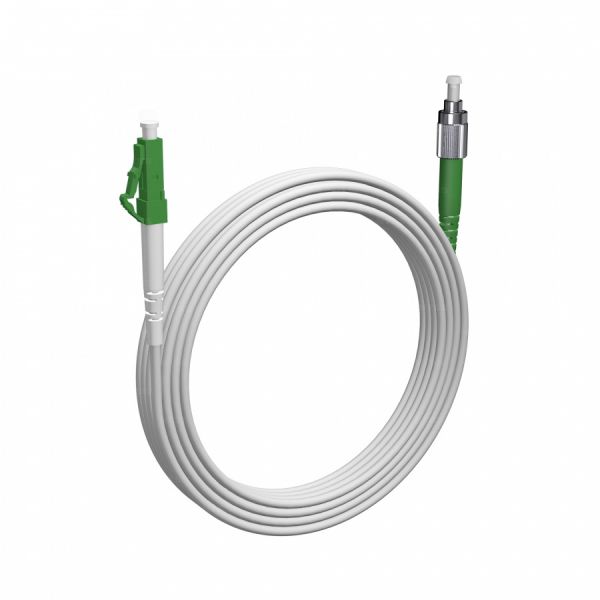 Шнур оптический NTSS spc LC/APC-FC/APC 9/125 G.657A1 2.0мм 15м LSZH (патч-корд)