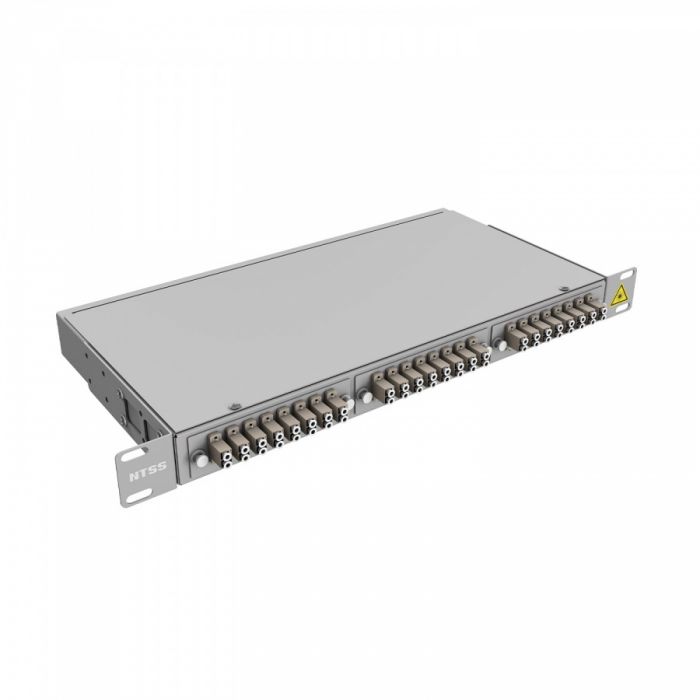 Кросс 19" NTSS PREMIUM, предсобранный 1U, 4 порта LC/UPC duplex, 62.5/125 мкм