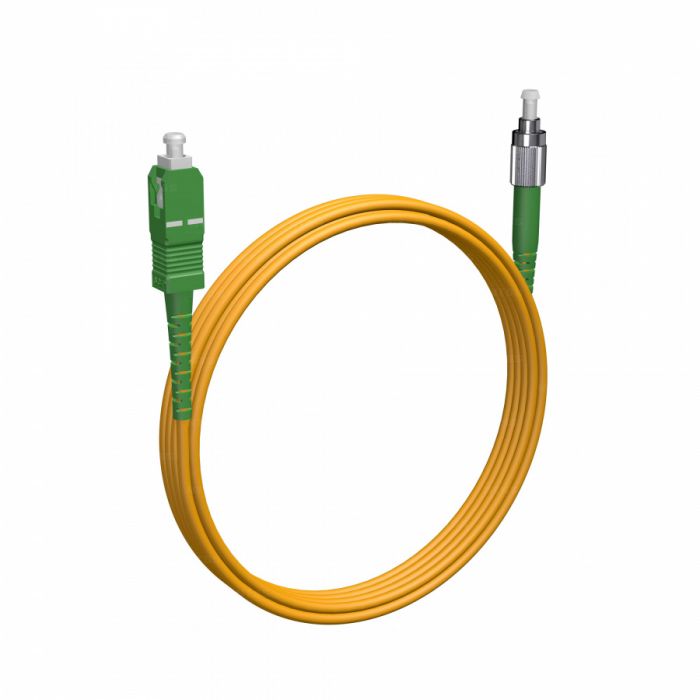 Шнур оптический NTSS PREMIUM spc SC/APC-FC/APC 9/125 3.0мм 4м LSZH (патч-корд)