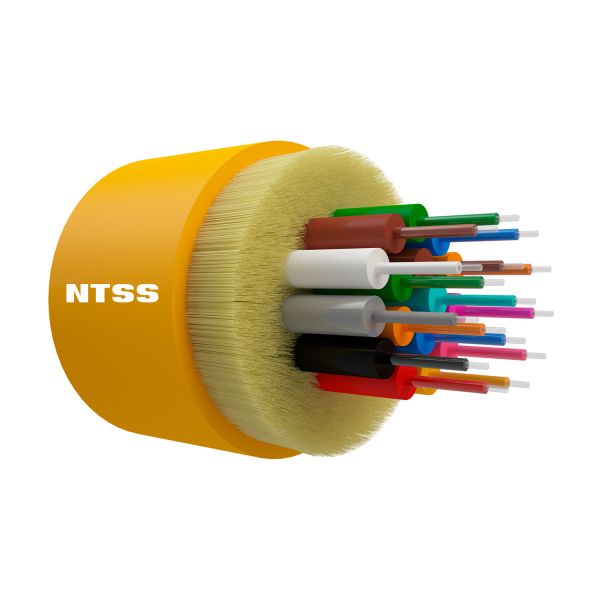 Оптический кабель внутренний NTSS 16 волокон OS2, 9/125, LSZH, жёлтый