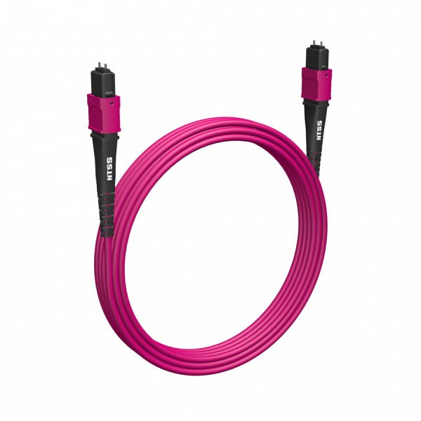 Волоконно-оптическая сборка trunk NTSS PREMIUM 8ов, MTP/UPC (male)-MTP/UPC (male), полярность B, 50/125 OM4, 5м, LSZH