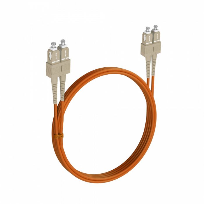 Шнур оптический NTSS PREMIUM dpc SC/UPC-SC/UPC 50/125 2.0мм 6м LSZH (патч-корд)