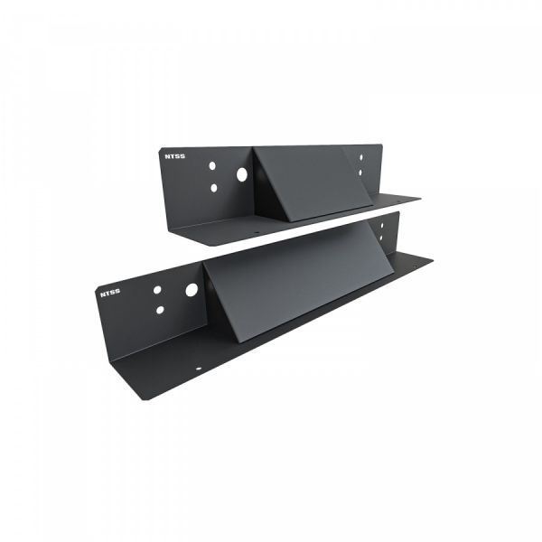 Кронштейн крепления для шкафа PC к полу усиленный, черный RAL 9005