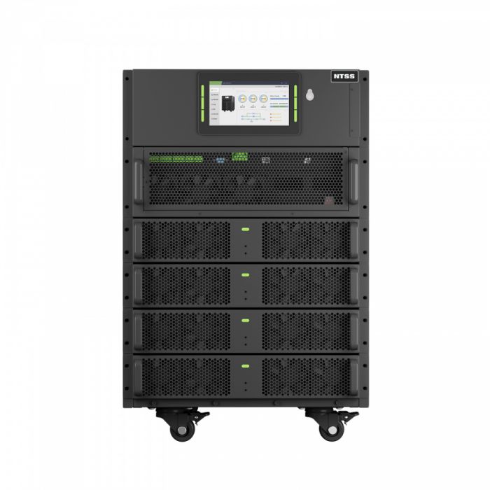 Силовой шкаф модульного ИБП NTSS LRT 40 кВА, 4 слота для силовых модулей 10 кВА, 15U напольный