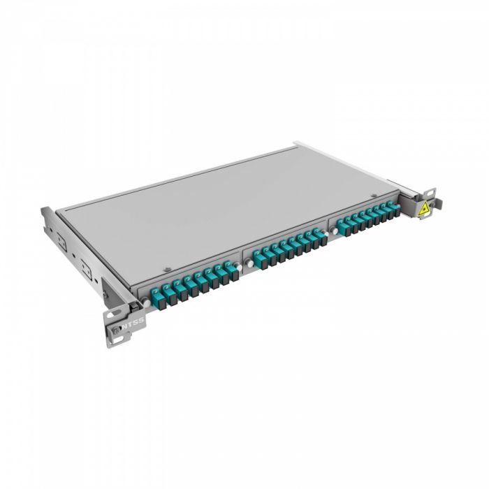 Кросс 19" NTSS PREMIUM выдвижной, предсобранный 1U, 16 портов SC/UPC, 50/125 мкм OM3