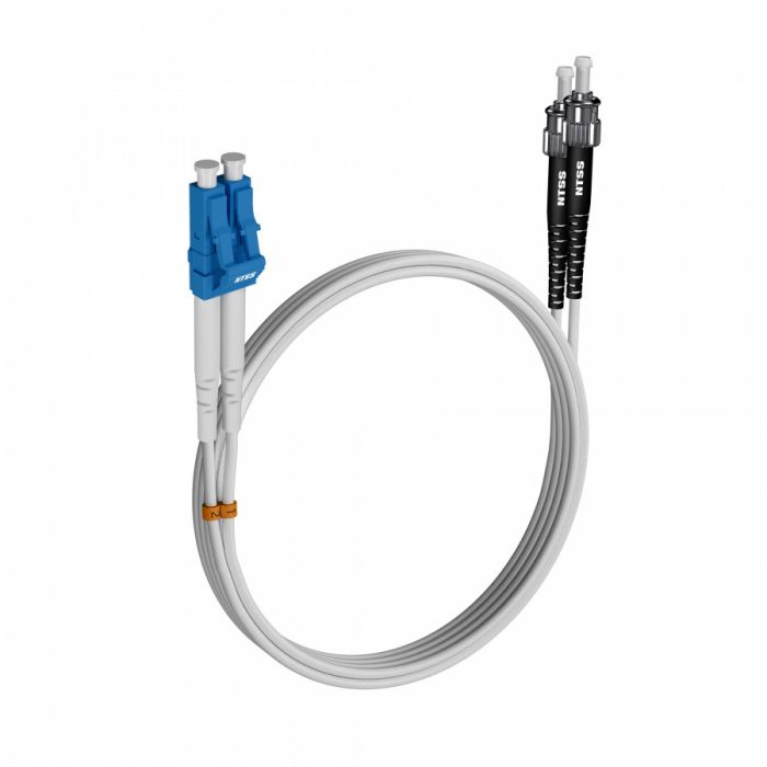 Шнур оптический NTSS PREMIUM dpc LC/UPC-ST/UPC 9/125 G.657A1 3.0мм 4м LSZH (патч-корд)