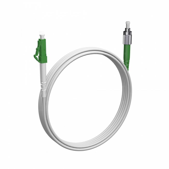 Шнур оптический NTSS spc LC/APC-FC/APC 9/125 G.657A1 3.0мм 3м LSZH (патч-корд)