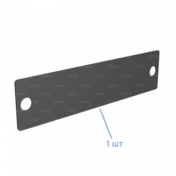  Кросс NTSS оптический настенный частично укомплектованный 24/32 порта 2LC (планка 2LC-4шт, планка-заглушка-1шт, сплайс-кассета-2шт) черный RAL 9005