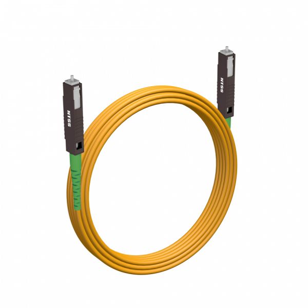 Шнур оптический NTSS spc MU/APC-MU/APC 9/125 3.0мм 10м LSZH (патч-корд)