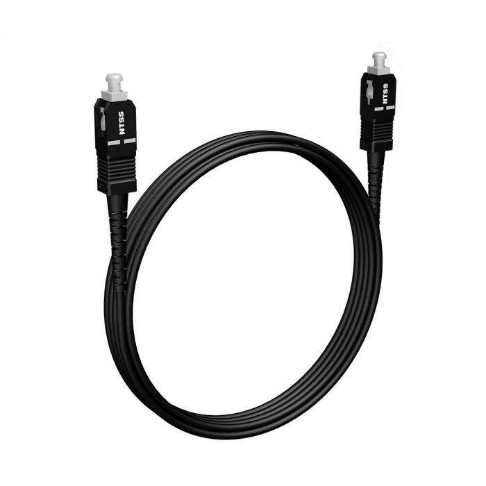 Шнур оптический NTSS PREMIUM spc SC/UPC-SC/UPC 9/125 2.0мм 3м черный LSZH (патч-корд)