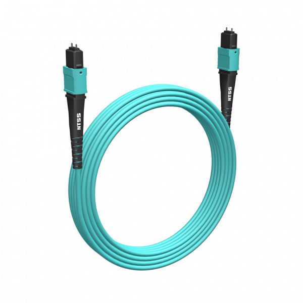 Волоконно-оптическая сборка trunk NTSS PREMIUM 24ов, MTP/UPC (female)-MTP/UPC (female), полярность B, 50/125 OM3, 15м, LSZH