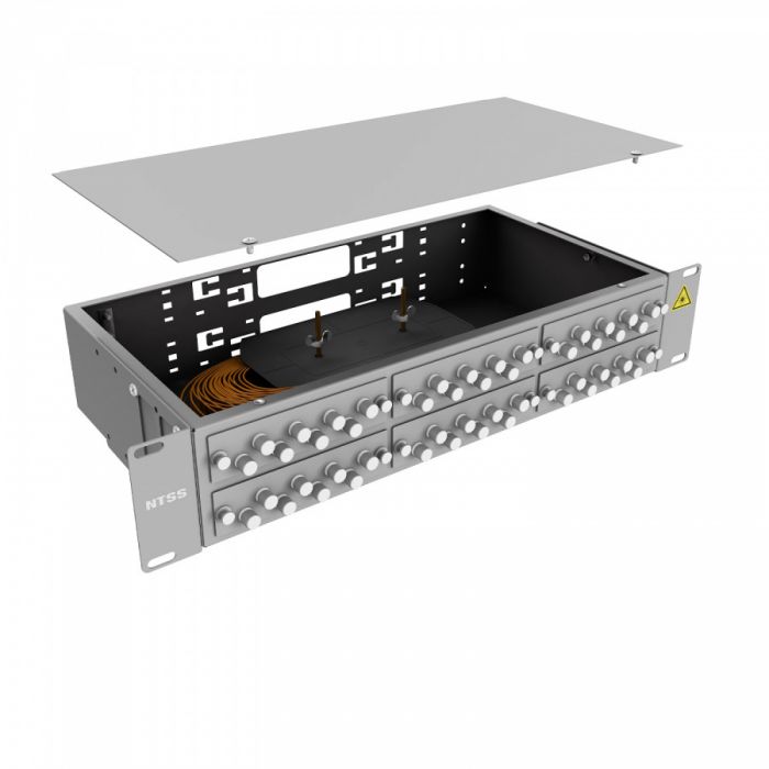 Кросс 19" NTSS PREMIUM, предсобранный 2U, 32 порта FC/UPC, 50/125 мкм