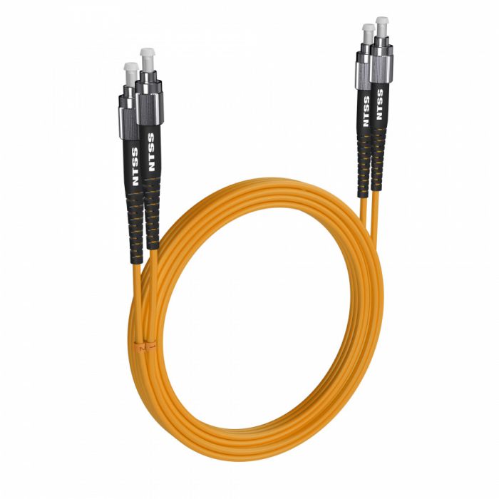 Армированный шнур оптический NTSS dpc FC/UPC-FC/UPC 9/125 3.0мм 20м LSZH (патч-корд)