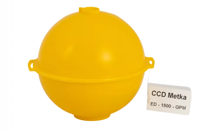 CCD Metka ED-1500-GPM шаровой пассивный маркер для газопровода