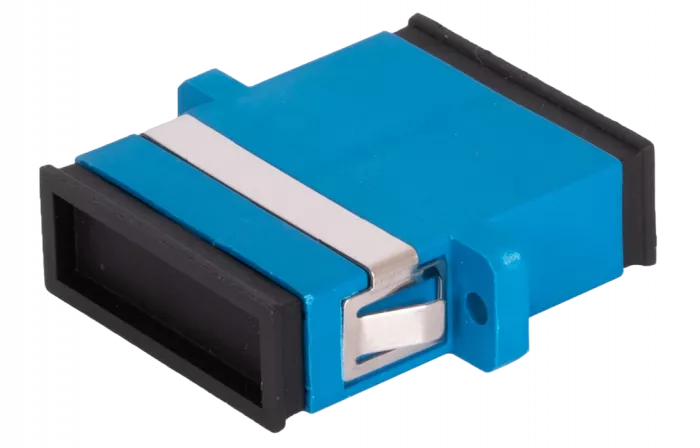 Адаптер (розетка) SC/UPC SM дуплексный с фланцами