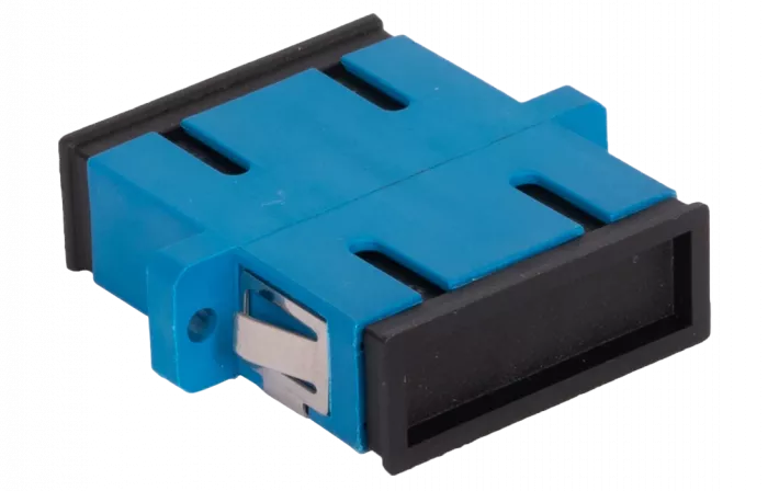 Адаптер (розетка) SC/UPC SM дуплексный с фланцами