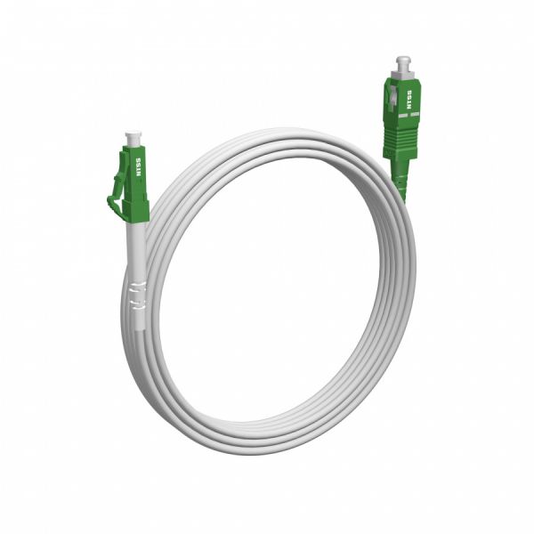 Шнур оптический NTSS spc LC/APC-SC/APC 9/125 G.657A1 2.0мм 9м LSZH (патч-корд)