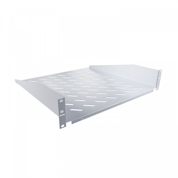 Полка переднего крепления NTSS, глубина 450мм, крепление 19 2U, серый RAL 7035