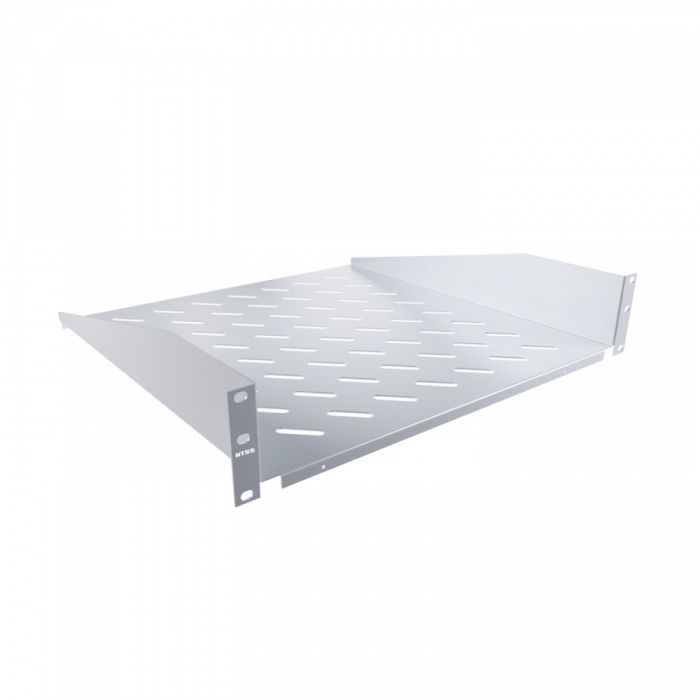 Полка переднего крепления NTSS, глубина 450мм, крепление 19 2U, серый RAL 7035