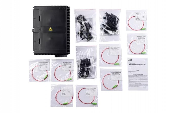 Муфта-кросс МКО-П3/C09-20SC-8SC/APC -8SC/APC ССД
