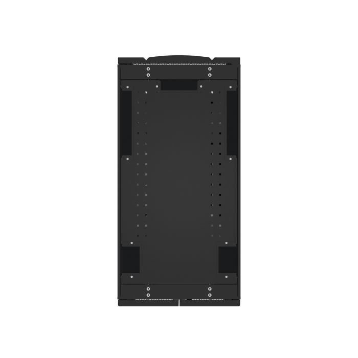Шкаф напольный для ЦОД серверный NTSS ПРОЦОД PC 48U 600х1200мм, 4 профиля 19, двойные боковые стенки, панель потолка с вводами, без панели пола, двери перфорированная и перфорированная двухстворчатая, регулируемые опоры, ролики, черный RAL 9005