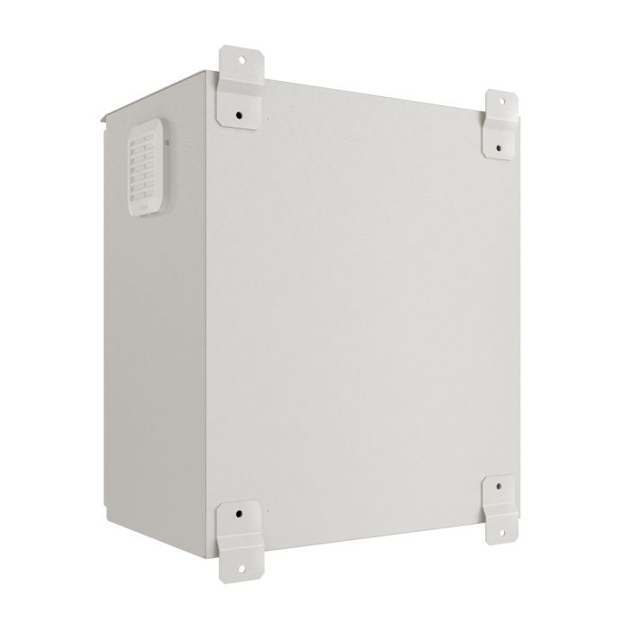 Шкаф настенный NTSS WTR (ШхВхГ) 400x600x300 мм, с монтажной платой, обогревом, IP55, серый RAL7035