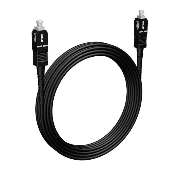 Шнур оптический NTSS PREMIUM spc SC/APC-SC/APC 9/125 3.0мм 30м черный LSZH (патч-корд)
