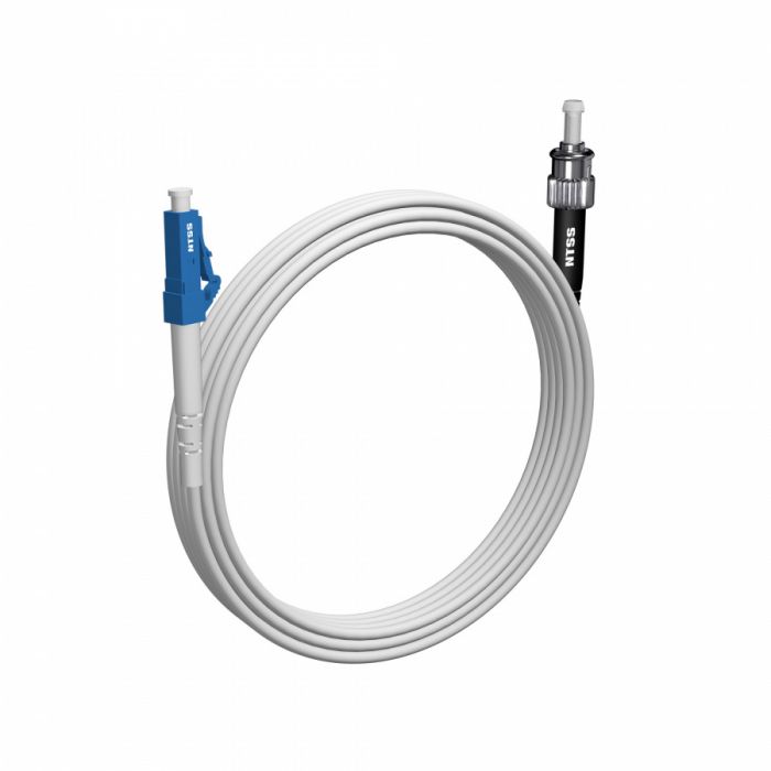 Шнур оптический NTSS spc LC/UPC-ST/UPC 9/125 G.657A1 3.0мм 8м LSZH (патч-корд)