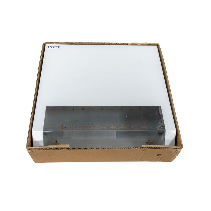 Шкаф настенный телекоммуникационный NTSS SOHO 19 5U: 3U+2U, собранный, серый RAL 7035