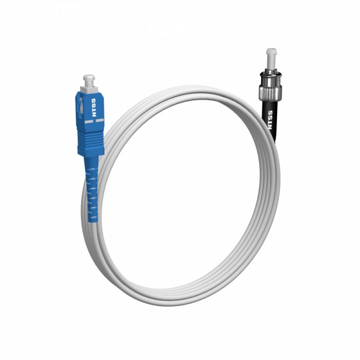 Шнур оптический NTSS PREMIUM spc SC/UPC-ST/UPC 9/125 G.657A1 3.0мм 4м LSZH (патч-корд)