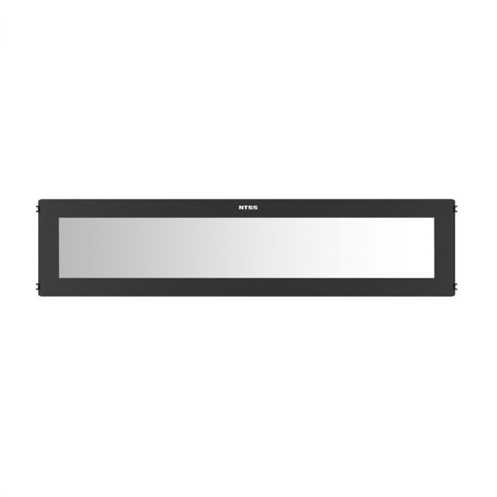 Секция крыши системы изоляции NTSS необслуживаемая с окном, ширина коридора 1200 мм, длина 300 мм, RAL 9005 чёрный