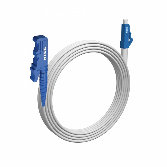 Шнур оптический NTSS spc E2000/UPC-LC/UPC 9/125 G.657A1 3.0мм 20м LSZH (патч-корд)