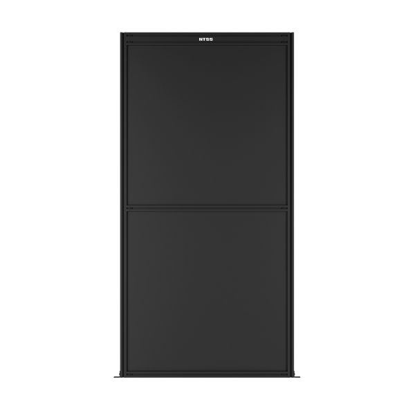 Заглушка торцевая системы изоляции NTSS,42U, глухая, для коридора шириной 1000 мм, RAL 9005 чёрный