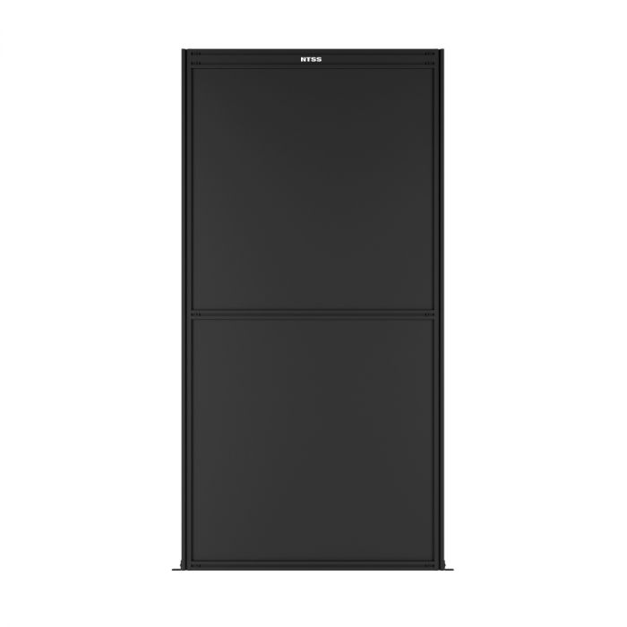 Заглушка торцевая системы изоляции NTSS,42U, глухая, для коридора шириной 1000 мм, RAL 9005 чёрный