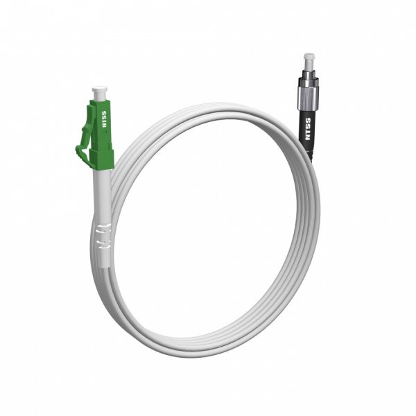 Шнур оптический NTSS spc LC/APC-FC/UPC G.657A2 9/125 3.0мм 4м LSZH (патч-корд)