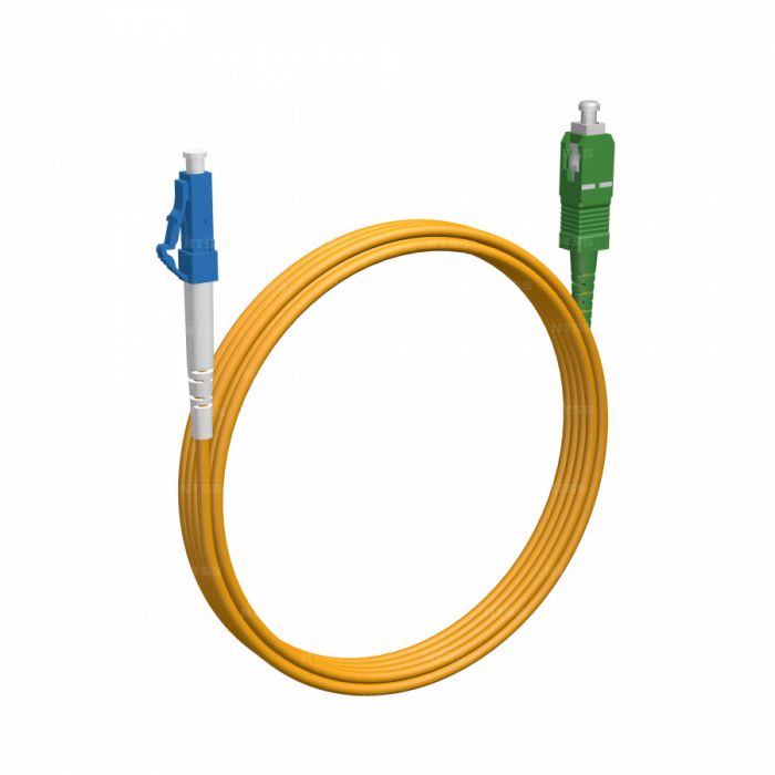 Шнур оптический NTSS spc LC/UPC-SC/APC 9/125 3.0мм 3м LSZH (патч-корд)