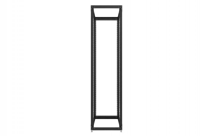 Стойка телекоммуникационная двухрамная открытая СТ-47U-600-2М-Э-Ч черная 9005