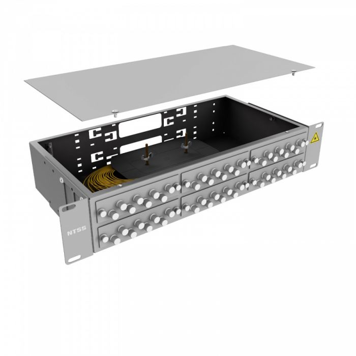 Кросс 19" NTSS PREMIUM, предсобранный 2U, 32 порта FC/UPC, 9/125 мкм