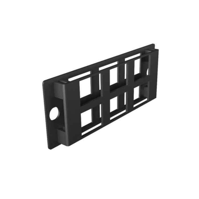 Сменная планка NTSS для установки 6 keystone модулей для оптического кросса MTP/MPO