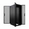 Шкаф напольный для ЦОД серверный NTSS ПРОЦОД PC 45U 800х1200мм, 4 профиля 19, двойные боковые стенки, панель потолка с вводами, без панели пола, двери перфорированная и перфорированная двухстворчатая, регулируемые опоры, ролики, черный RAL 9005