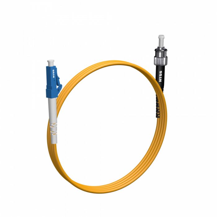 Шнур оптический NTSS spc LC/UPC-ST/UPC 9/125 2.0мм 2м LSZH (патч-корд)