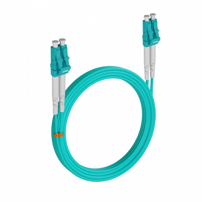 Армированный шнур оптический NTSS dpc LC/UPC-LC/UPC 50/125 ОМ3 3.0мм 20м LSZH (патч-корд)