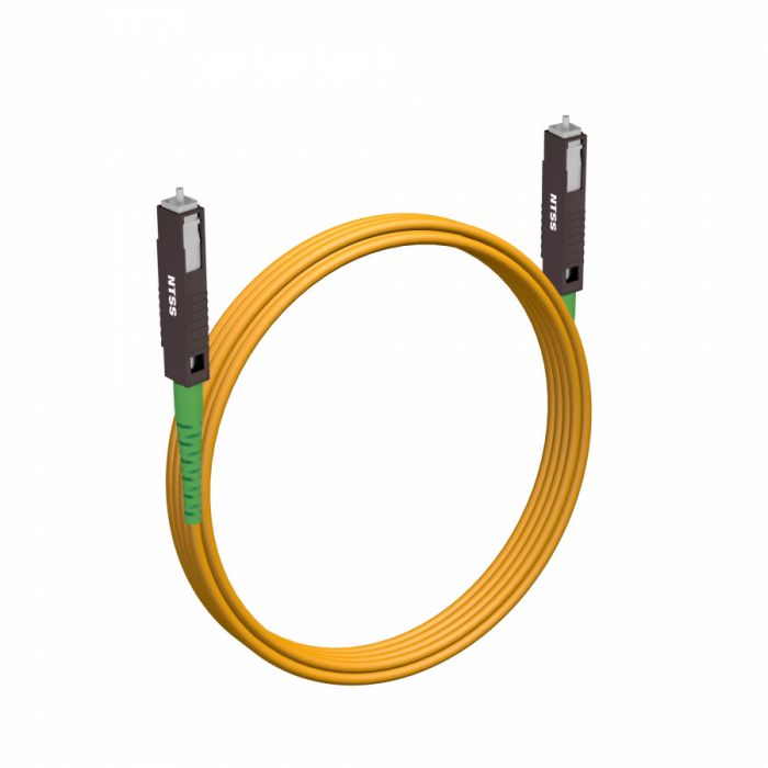 Шнур оптический NTSS spc MU/APC-MU/APC 9/125 2.0мм 3м LSZH (патч-корд)