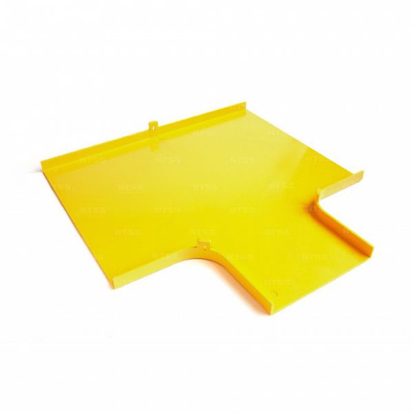 Крышка Т-соединителя оптического лотка NTSS 240мм, желтая