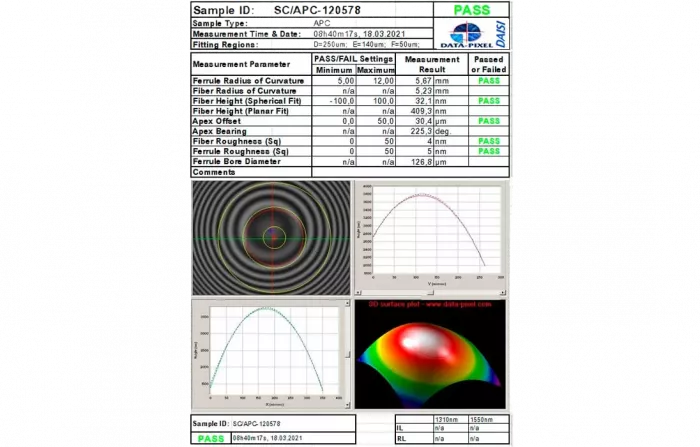 Шнур ШОС-SM/2.0   мм-FC/UPC-SC/APC-1.0  м ССД HS
