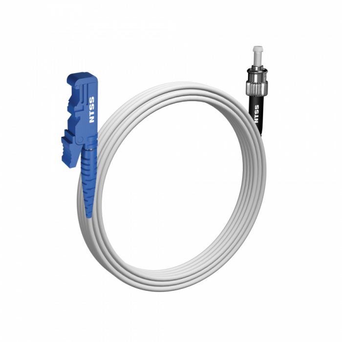 Шнур оптический NTSS spc E2000/UPC-ST/UPC 9/125 G.657A1 3.0мм 5м LSZH (патч-корд)