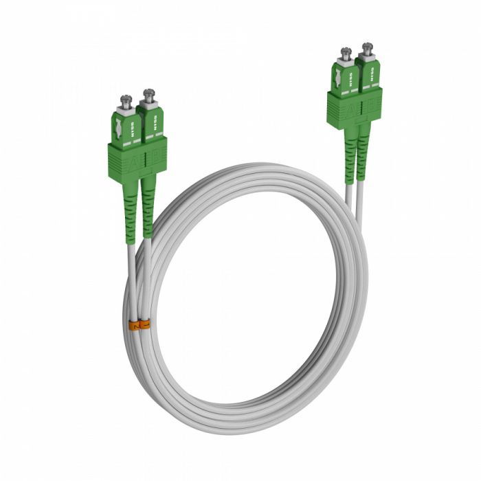 Шнур оптический NTSS dpc SC/APC-SC/APC 9/125 G.657A1 2.0мм 15м LSZH (патч-корд)