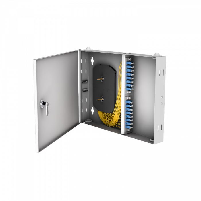 Кросс настенный NTSS PREMIUM, предсобранный, 10 портов LC/UPC duplex, 9/125 мкм