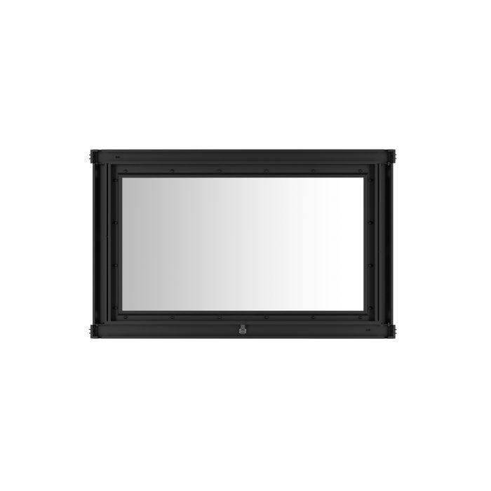 Секция крыши системы изоляции NTSS обслуживаемая с окном, ширина коридора 1200 мм, длина 800 мм, RAL 9005 чёрный