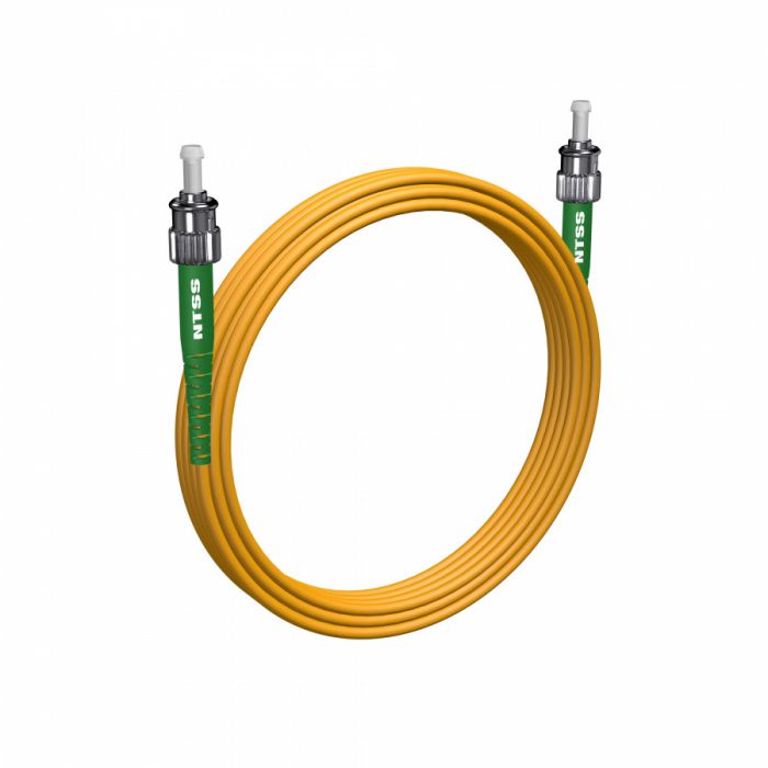 Шнур оптический NTSS spc ST/APC-ST/APC 9/125 2.0мм 10м LSZH (патч-корд)